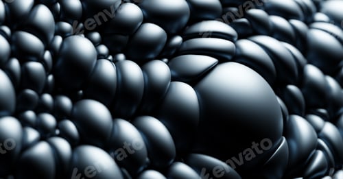 Preview: Bubbles background. Abstract shape