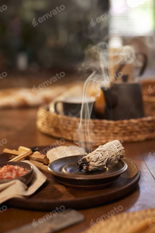 Preview: Burning sage stick