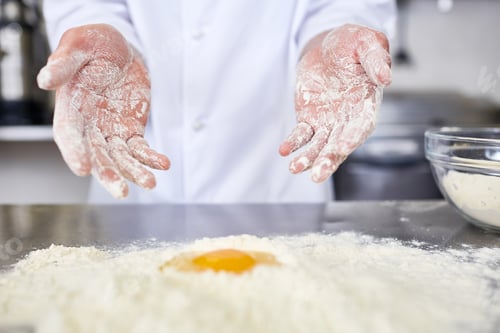 Preview: Stage of making dough