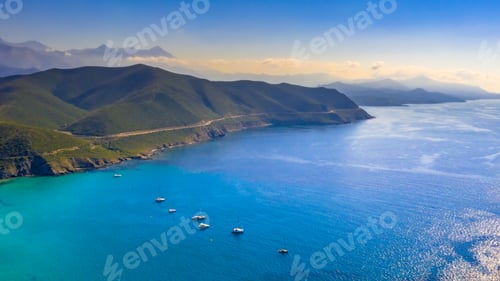 Preview: Aerial view of Corsica coastline