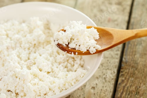 Preview: Cottage cheese in the bowl