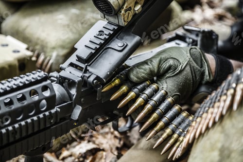 Preview: army ranger machine gunner