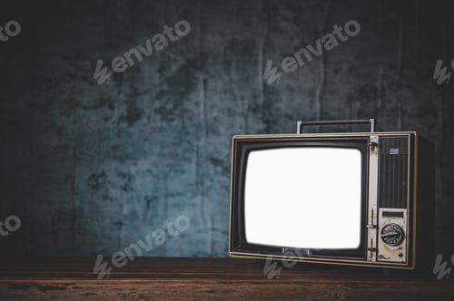 Preview: still life with Retro old TV.