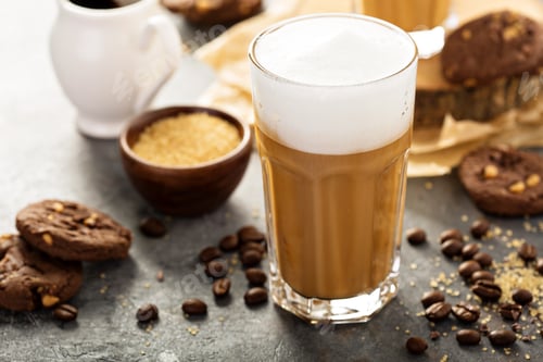 Preview: Hot latte with thick foam