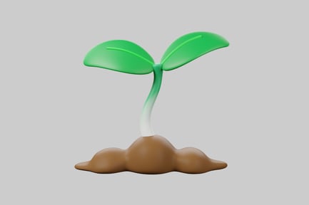 Preview: Spring sprout cartoon