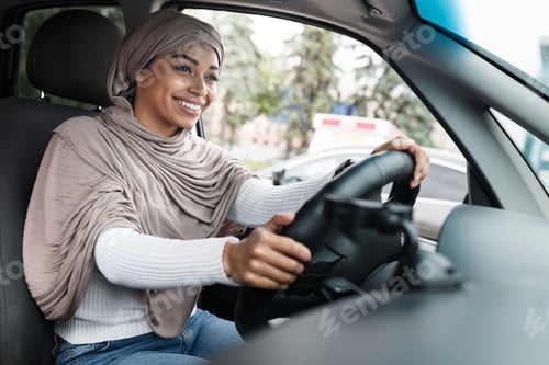 Preview: Positive emotions and enjoy buying new car, test drive auto and study