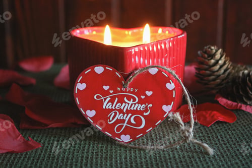 Preview: Heart Candle and Valentine's Day Decoration