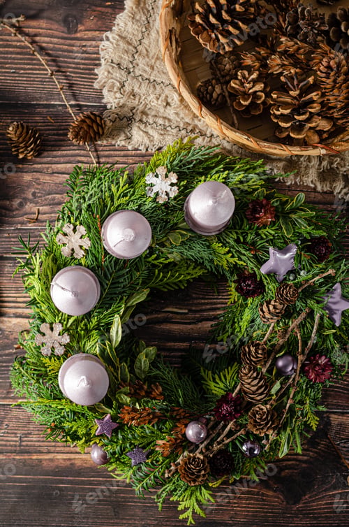 Preview: Christmas decoration wreath