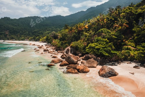 Preview: Big island Ilha Grande aventureiro beach Angra dos Reis, Rio de Janeiro, Brazil