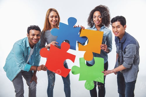 Preview: Young people with puzzles
