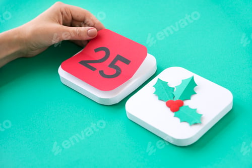 Preview: Christmas date paper craft