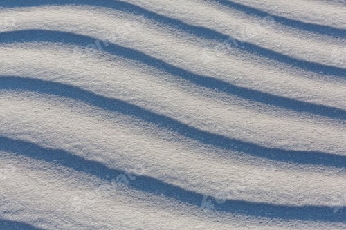 Sand Dune Ripples in Desert Sunlight