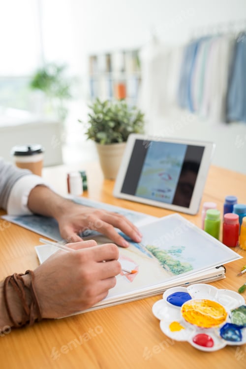 Preview: Drawing landscape