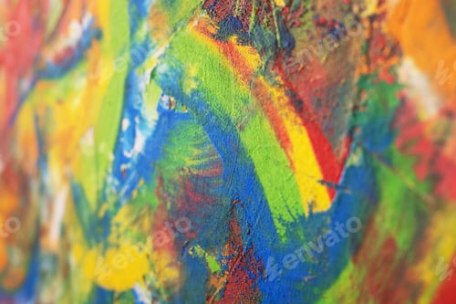 Preview: Colorful painted background texture. Abstract oil painting background