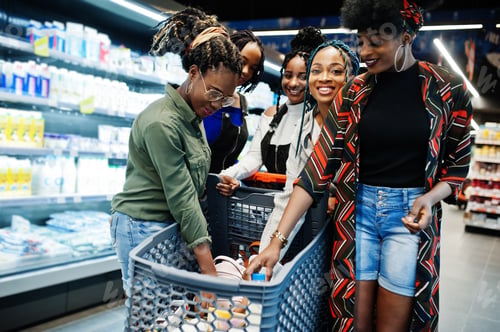 Preview: Africans at supermarket