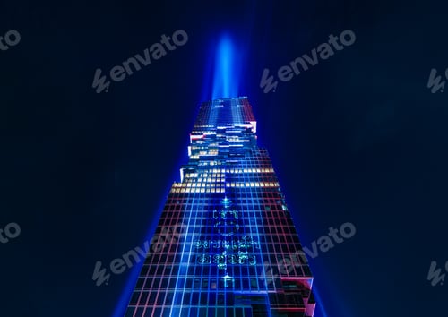 Preview: Bangkok Downtown. Thailand. Financial district and business in urban city in Asia.