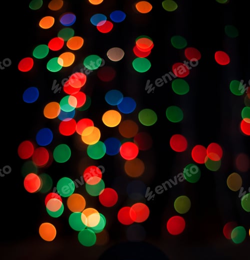 Preview: Garland lights. Bokeh.