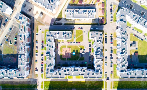 Preview: Aerial view of buildings