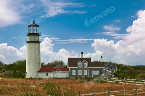 Preview: Highland Lighthouse at Cape Cod, built in 1797
