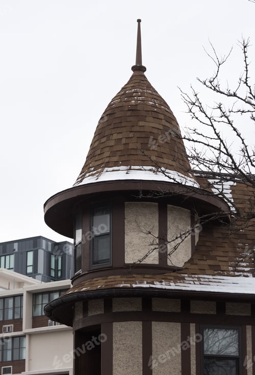 Preview: Big Building On A Street Of Madison, Wisconsin