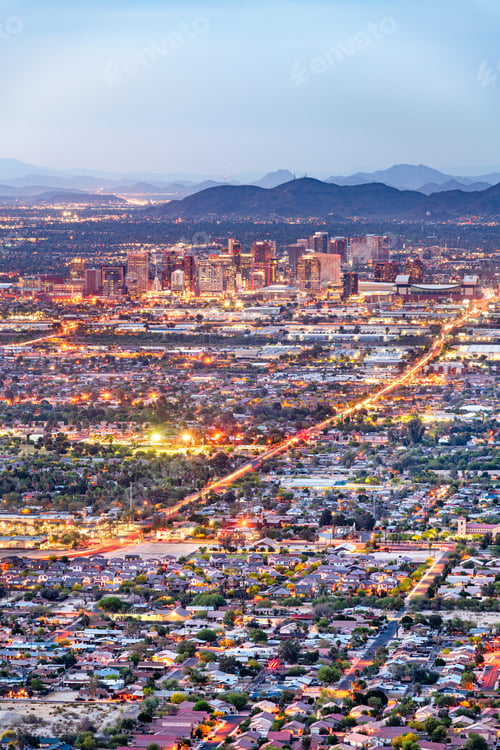 Preview: Phoenix, Arizona, USA Cityscape