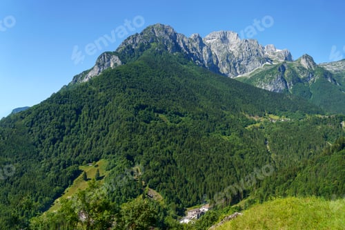 Preview: Mountain landscape along the road to Vivione pass