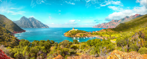 Preview: Girolata bay in natural reserve of Scandola.