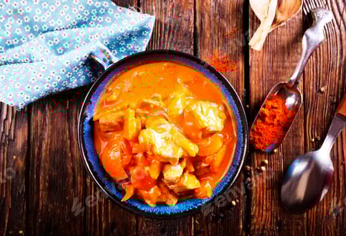 Preview: Vegetable stew with meat and spice