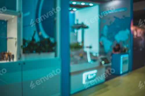 Preview: Exhibition Background Blur- Expo Defocused. Presentation Company- Be Focused Business Bokeh. People