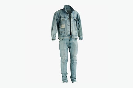 Preview: Light Wash Denim Outfit: Jeans & Jacket