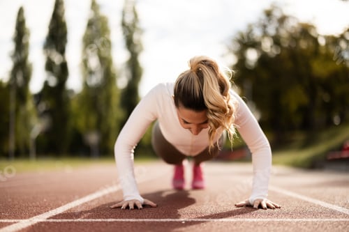 Preview: Woman Doing Push Ups