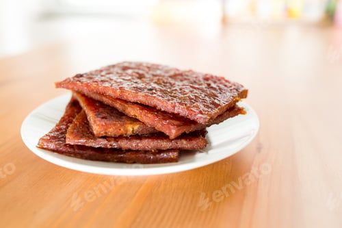 Preview: Sliced of dried pork