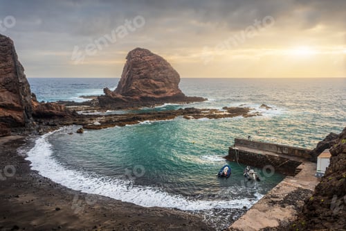 Preview: Panoramic shot of a Playa de Roque Bermejo