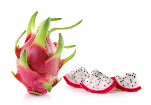 Preview: Dragon Fruit on white background