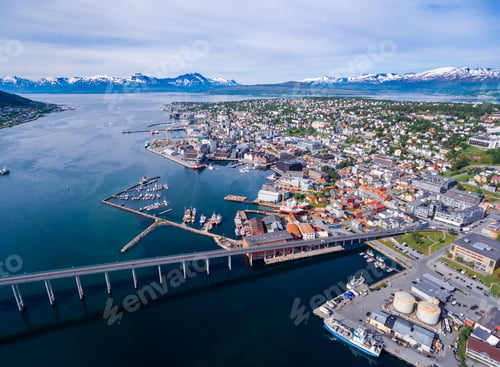 Preview: Bridge of city Tromso, Norway