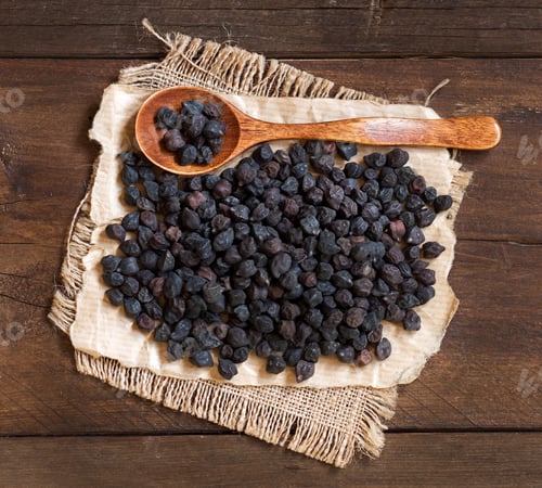 Preview: Black Chickpea with a spoon