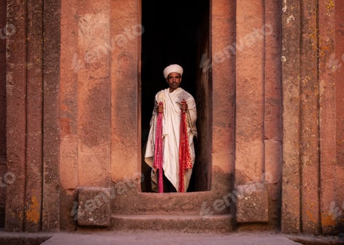 Preview: lalibela ancient rock-cut monolithic churches landmark heritage site in ethiopia