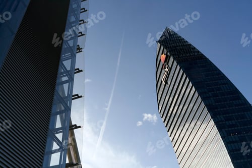 Preview: Citylife, modern park in Milan, Italy
