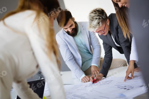 Preview: Successful company with happy workers