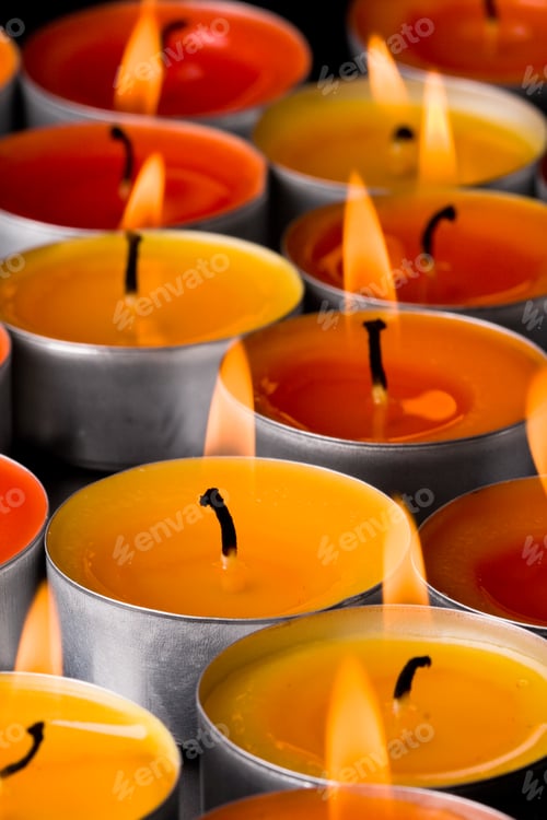 Preview: flaming candles