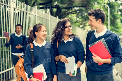 Preview: Diversity Students Friends Happiness Concept