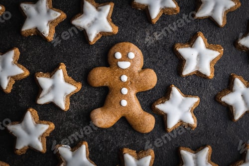 Preview: Xmas gingerbread man.
