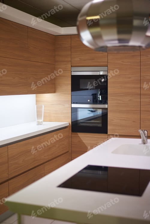 Preview: Modern Kitchen exhibition made of wood