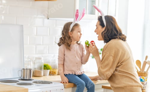 Preview: Family preparing for Easter
