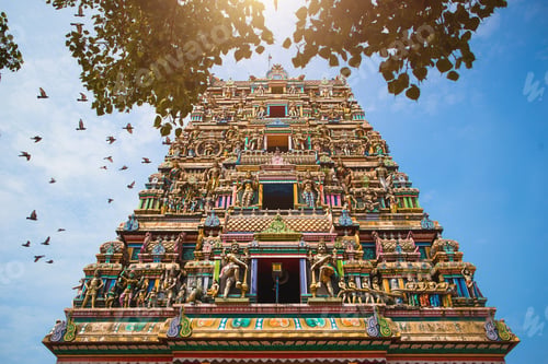 Preview: Traditional Hindu temple Kidangamparambu Sree Bhuvaneswari in India in Allapuzha