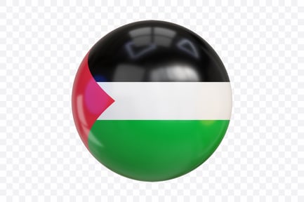 Preview: 3D Palestine Flag