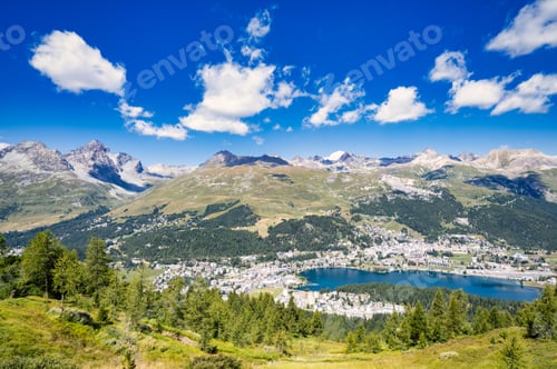 Preview: View of Sankt Moritz