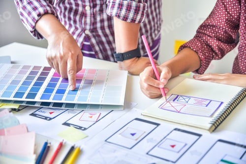 Preview: Website designer Creative planning application development graphic creative