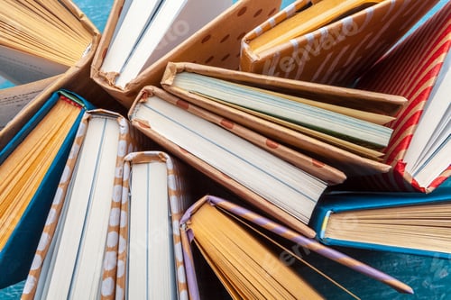 Preview: Many Books Piles