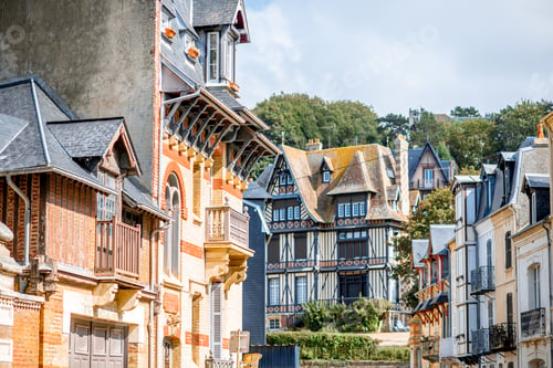 Preview: Buildings in Trouville town, France